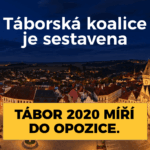 Táborská koalice je sestavena. Tábor 2020 míří do opozice.
