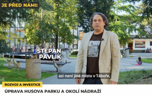 Úprava Husova parku a okolí nádraží